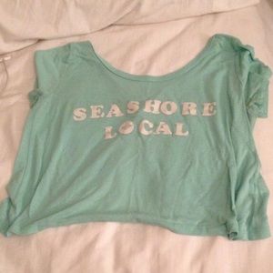 Roxy open back shirt