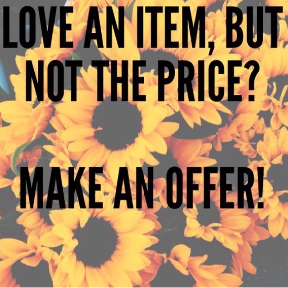 I will accept reasonable offers!