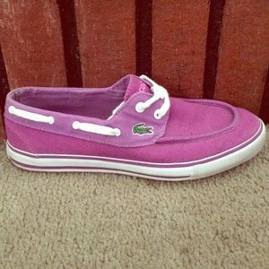 Lacoste boat shoe
