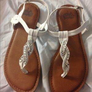 White Sandals
