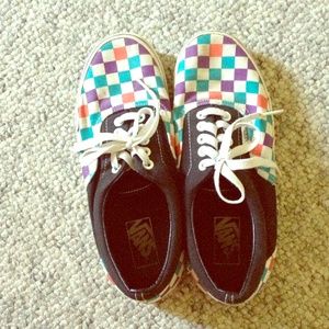Checkered Vans