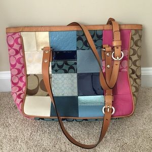 Coach purse - patchwork