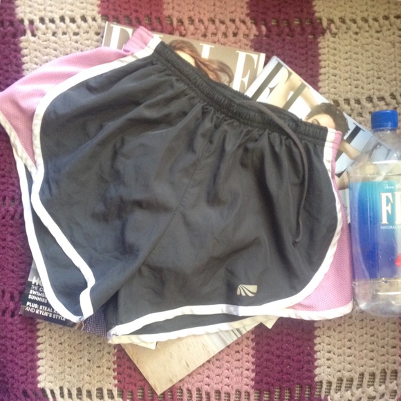 Gray+Pink Marika Tek Lined Dolphin Shorts 🐬 NWOT