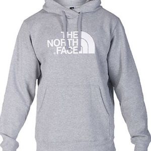 North face sweatshirt.