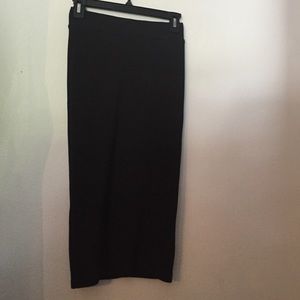 Bebe Black Midi Skirt