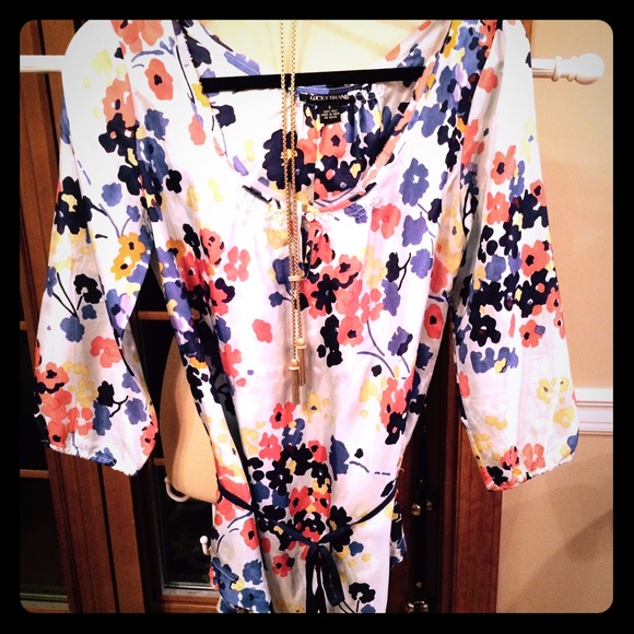 Lucky Brand Silk Blouse - Size Small