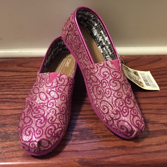 ‼️Sold‼️Super cute glitter Toms