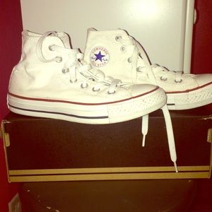 White high top Converse!