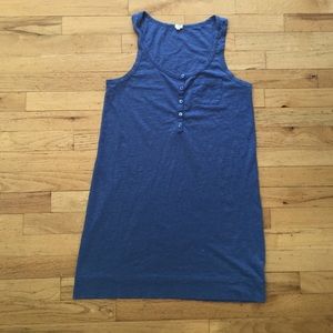 HOLD J. Crew Blue Pocket Tank Dress
