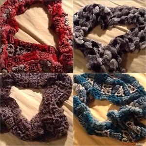 Infinity Scarves.  Four to choose from!