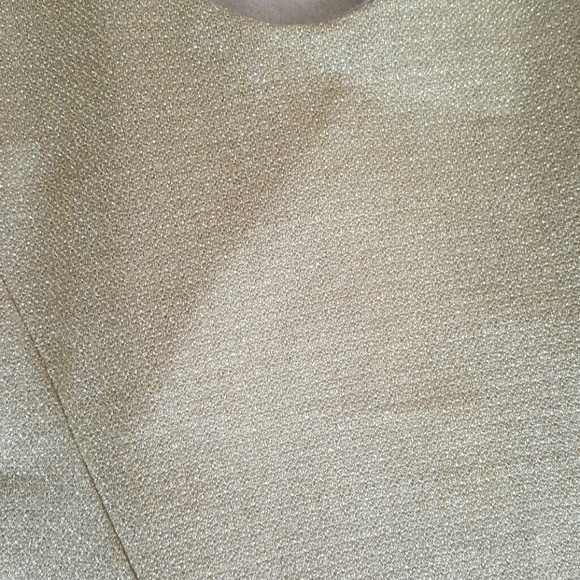 Gold Metallic Mini Dress - Picture 2 of 3