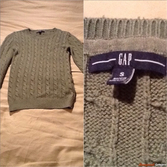 DONATED GAP Green sweater size 4