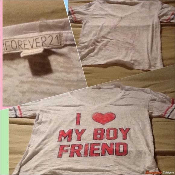 "I Love my Boyfriend" tshirt from Forever 21