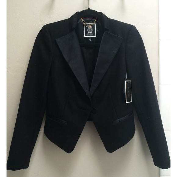 Juicy Couture Wool Tuxedo Blazer