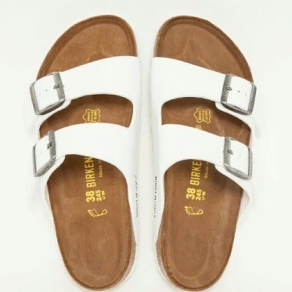 ISO white Birkenstock size 7 or 7.5