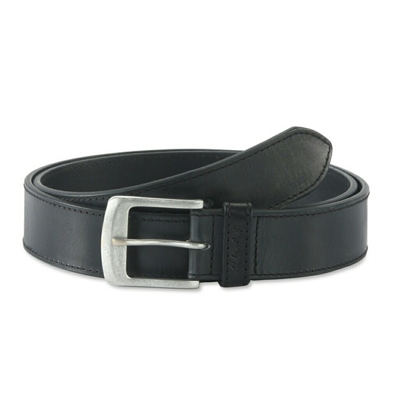 Black Leather Belt - 392701