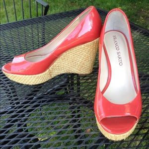Franco Sarto surf wedge pumps