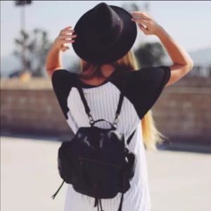 brandy melville Annette baseball shirtdress top