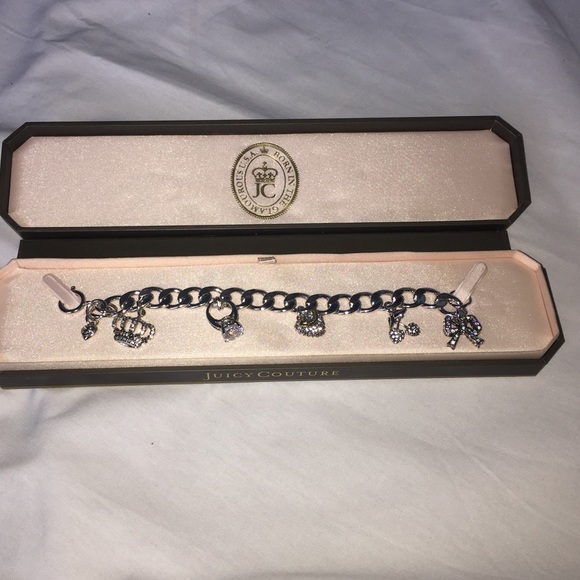 Juicy Couture Jewelry - Juicy Couture Authentic Silver Charm Bracelet