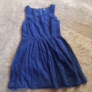 Navy blue dress