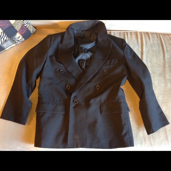 Excellent JB World Size 10 Boy's Black Blazer