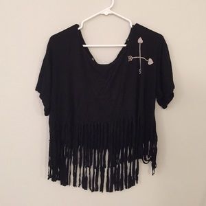 Fringe t shirt **WILL GLADLY TAKE OFFERS**