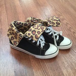 Cheetah Coach Sneakers- Converse Style