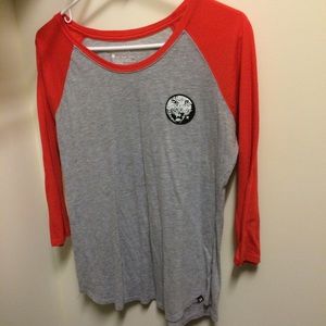 PacSun Hurley Baseball Tee
