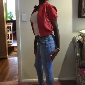 100% lamb leather jacket