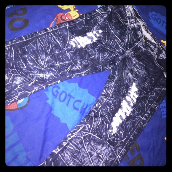 Brand new dark blue skinny jeans size 11/12