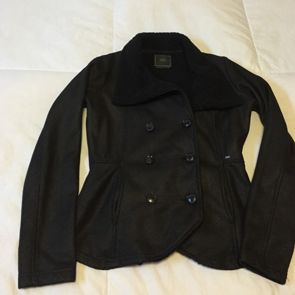 Obey black "peacoat" style jacket