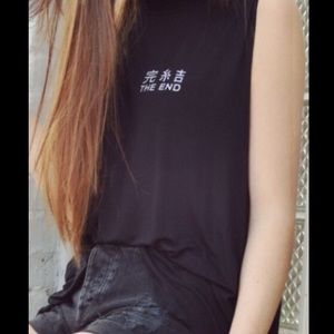 brandy melville the end 00 muscle tee