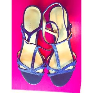 kate spade cobalt blue wedges