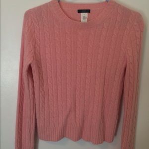 Pink cashmere sweater