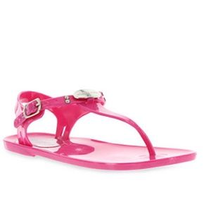 Michael Kors jelly thong sandals/Youth4/women 6