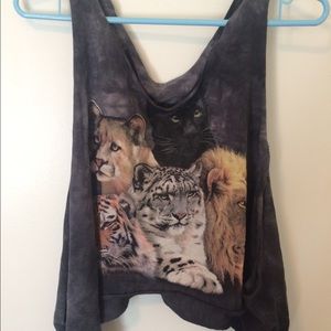 Vintage cats tank