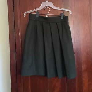 Jil Sander for Uniqlo asymmetric pleated skirt