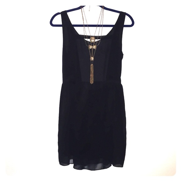 Brandy Melville black dress open back
