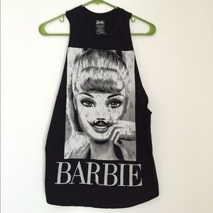 Oversized Barbie Tank Top - Juniors Size Small