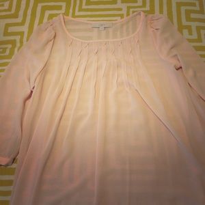 Blush Pink Loft Blouse