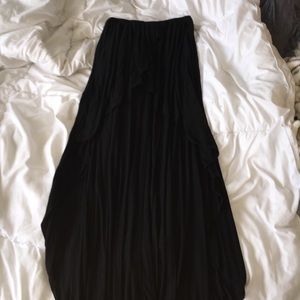 Brandy Melville high-low black skirt