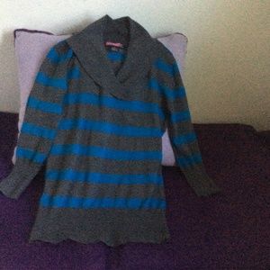 Cute Blue and Grey Sweater!