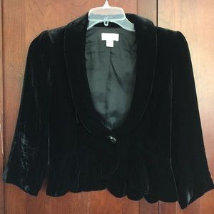 Ann Taylor Loft Velvet blazer