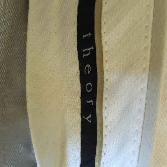 THEORY beige pants