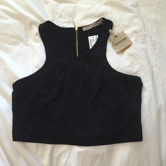 Foreign Exchange Tops - Foreign Exchange Crop Top Never Worn Foreign Exchange Tops - Foreign Exchange Crop Top Never Worn