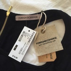 Foreign Exchange Tops - Foreign Exchange Crop Top Never Worn Foreign Exchange Tops - Foreign Exchange Crop Top Never Worn