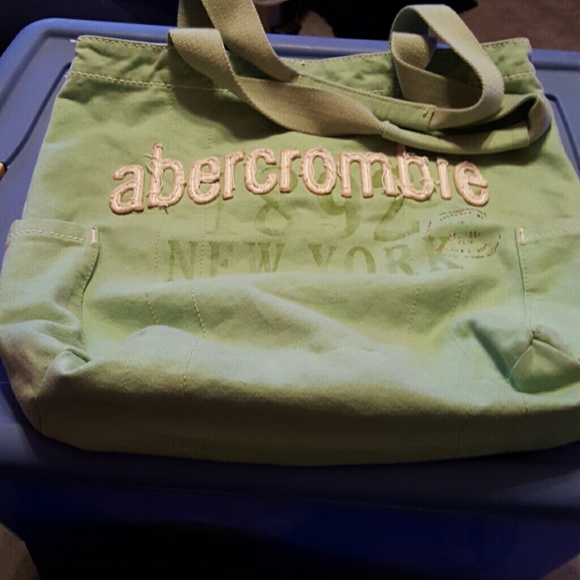 Abercrombie Lime Green Tote bag