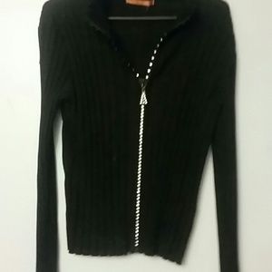 black rhinestone top