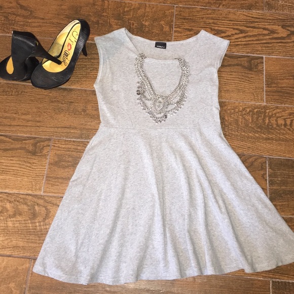 Little gray summer dress