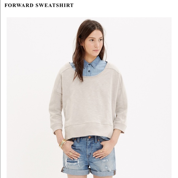 Madewell Tops - Madewell oversized sweatshirt size XXS
